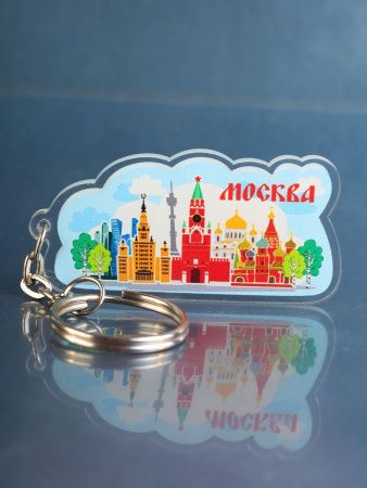  Брелоки акриловые (пластик), индивидуальная форма
